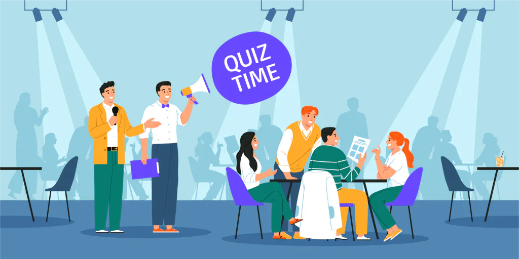 Илюстрация „Quiz time“ на Brain Battles